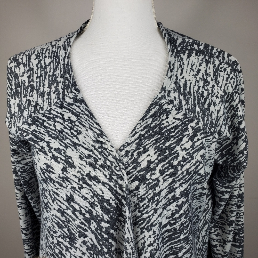 Soybu gray open cardigan space dye M - Picture 2 of 9